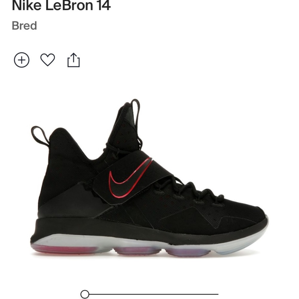 Nike Lebron Kids 14 Bred Mid Top GUC Sneakers